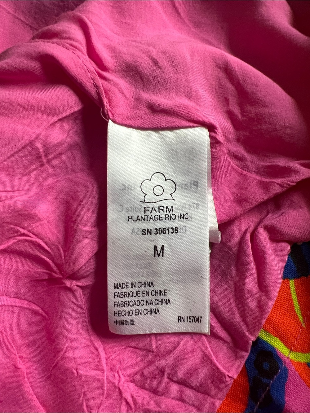 FARM Rio Pink Full Garden Mini Dress - Picture 11 of 12